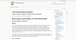 Desktop Screenshot of informatikaibiztonsag.net